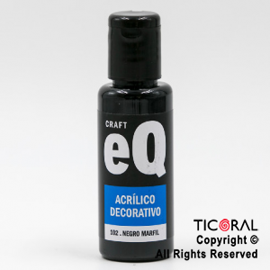 ACRIL.DECOR.EQ 102 NEGRO MARFIL 50ML X 1